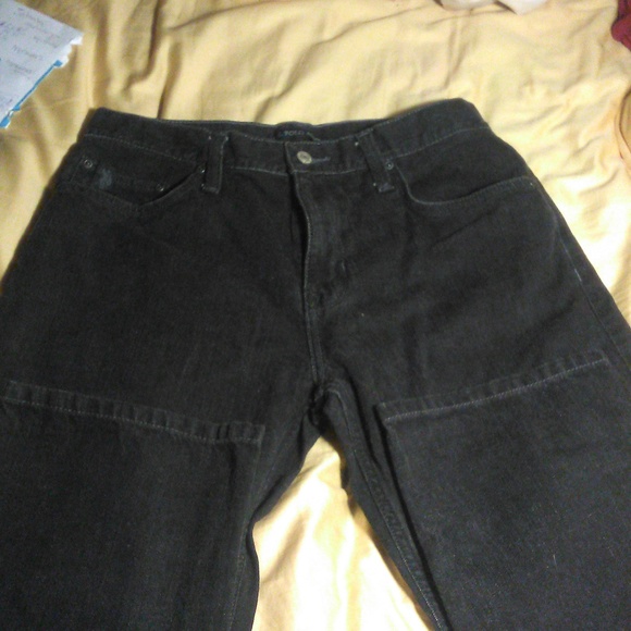 VINTAGE MENS US POLO ASSN. BLACK JEANS MINT SZ 32/32 - Picture 3 of 6